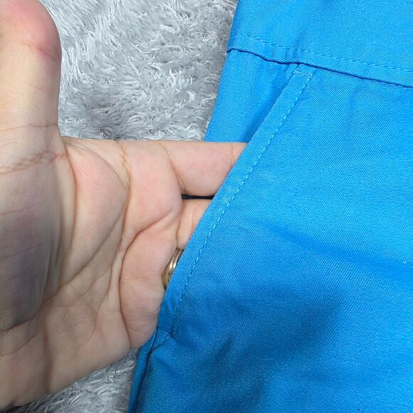 Lilly Pulitzer Blue Callahan Cotton Shorts Size 0 - Picture 7 of 8